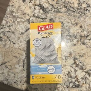 ForceFlex Tall Kitchen Trash Bags - Gray